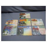 6 Mid-Century Travel Postcard Folders