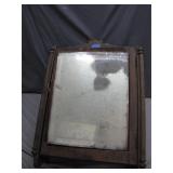 Wooden Mirror Frame with Ornate Details
