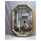 Octagonal Stained Glass Mirror
