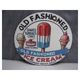 Retro Old Fashioned Ice Cream Sign