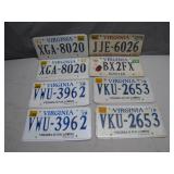 Virginia License Plate Collection