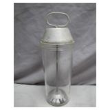 Glass Malted Milk Mixer with Metal Plunger