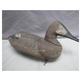 Hand-Carved Wooden Duck Decoy