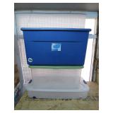 3 Plastic Storage Totes With Lids