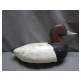 Hand-Carved Wooden Duck Decoy