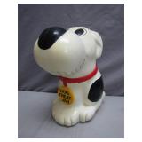 Smiling Dog-Shaped Treat Jar With Functionality