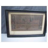 Framed Replica 1864 Confederate Currency