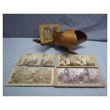 Stereoscope Viewer with Stereoscope Cards
