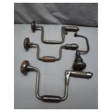 4 Vintage Hand Drills