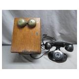 Early 20th Century Wall-Mounted Telephone