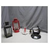 Four Vintage-Style Lanterns