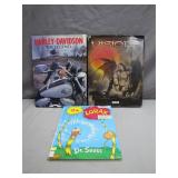 Book Trio: Harley-Davidson, Visions & The Lorax