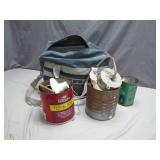 Tote Bag With Tools and Metal Parts