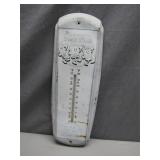 Lobby Snack Stand Metal Thermometer Sign