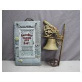 Decorative Backdoor Sign and Bell Ensemble