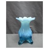 Northwood/Dugan Blue Opalescent Spittoon