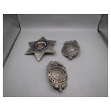 3 Local Badges from Fire and Security