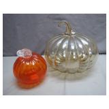 Glass Decorative Pumpkins for Display