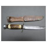 Edge Mark 461 Knife with Leather Sheath