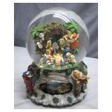 Nativity-Themed Musical Snow Globe