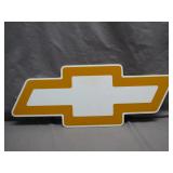 Styrofoam Chevrolet Emblem in Gold & White
