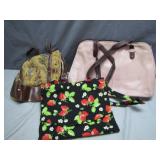 Trio of Diverse Fashion Bags