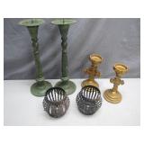 Candle Holders in Mixed Styles