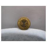 Vintage NY City Transit Token with Y Cutout
