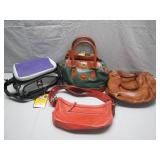 Four Designer and Functional Handbags Lot
