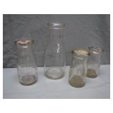 Chevy Chase Dairy Glass Bottle Collection