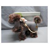 Fuzzy Nation Poodle Handbag with Box and Tag