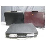 Three Hard-Shell Briefcases