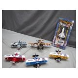 Hot Wings Airplane and Space Shuttle Set