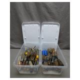 Two Totes of Miscellaneous Nut Drivers