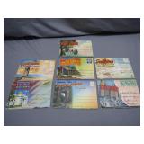6 Mid-Century Travel Postcard Folders
