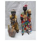 Handcrafted Duo in Traditional Attire