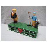 Cast Iron Golfer Mechanical Bank