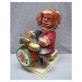 Drumming Clown Wind-Up Toy