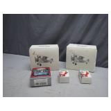 Holiday Ornaments and Airplane Figurines