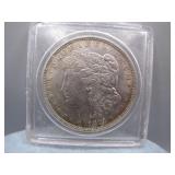1921 Morgan Silver Dollar in Protective Case