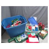 Holiday Decoration Bin With Accessories