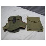 US Army-Style Pouches With Belt Clips