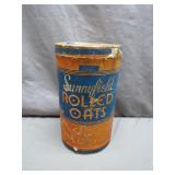 Sunnyfield Rolled Oats Cardboard Advertising...