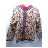 Norton McNaughton Paisley Cardigan Sweater