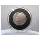 1952 Roosevelt Silver Dime in Capsule