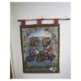 Boyds Bears Tapestry Wall Hanging With Rod
