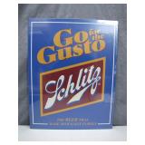 Retro Style Schlitz Beer Advertising Sign