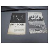 1949 Ship Lore & 1951 Your Ship Booklets