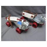 1980's Strap-On Roller Skates With Box