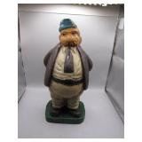 Repro Cast Iron Bank With Mustachioed Figure